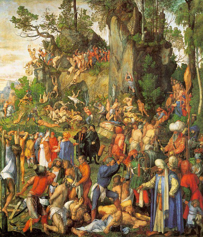 Albrecht Durer Martyrdom of the Ten Thousand oil painting picture